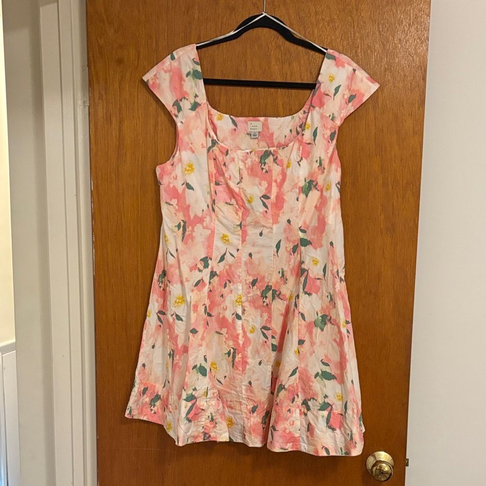 A New Day Pink and White Dress